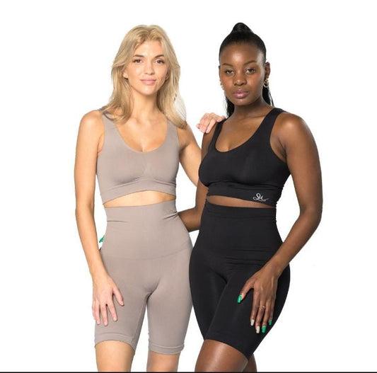 Seamfree - Ladies High Waist Tummy and Thigh Shapewear (Long Leg) - 2 Pack